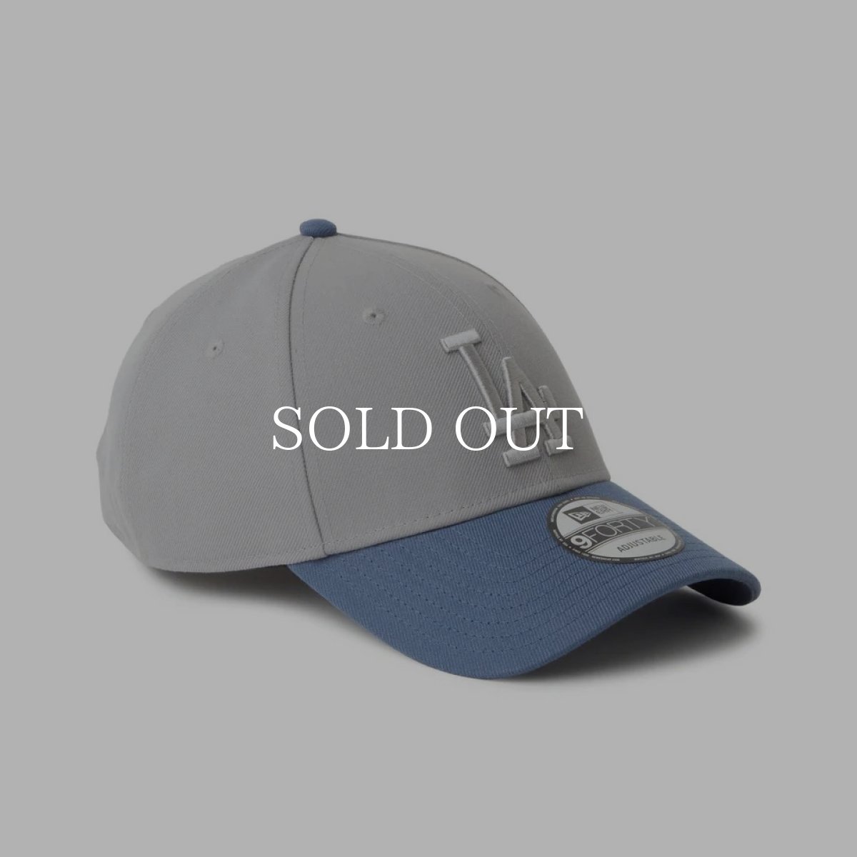 画像4: NEW ERA   9FORTY Tonal Logo ロサンゼルス・ドジャース グレー/スレート (4)