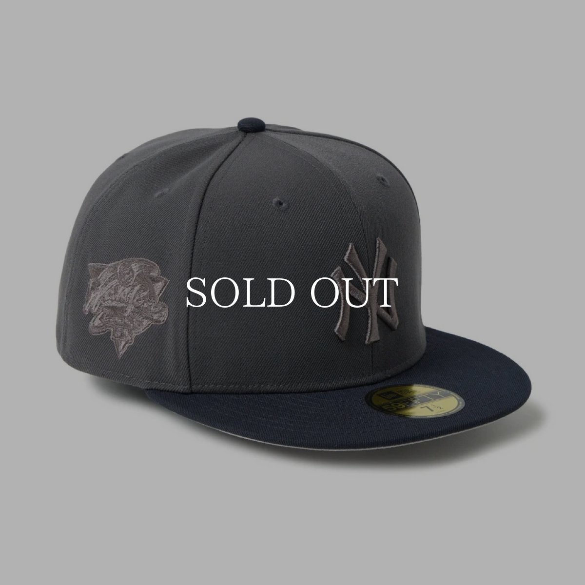 画像4: NEW ERA  59FIFTY Tonal Logo ニューヨーク・ヤンキース ダークグラファイト/ネイビー (4)