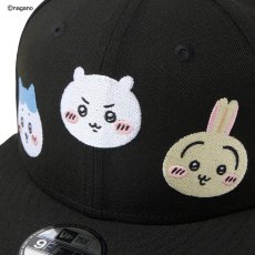 画像7: NEW ERA  キッズ Youth 9FIFTY ちいかわ / キャラALL OVER ブラック (7)