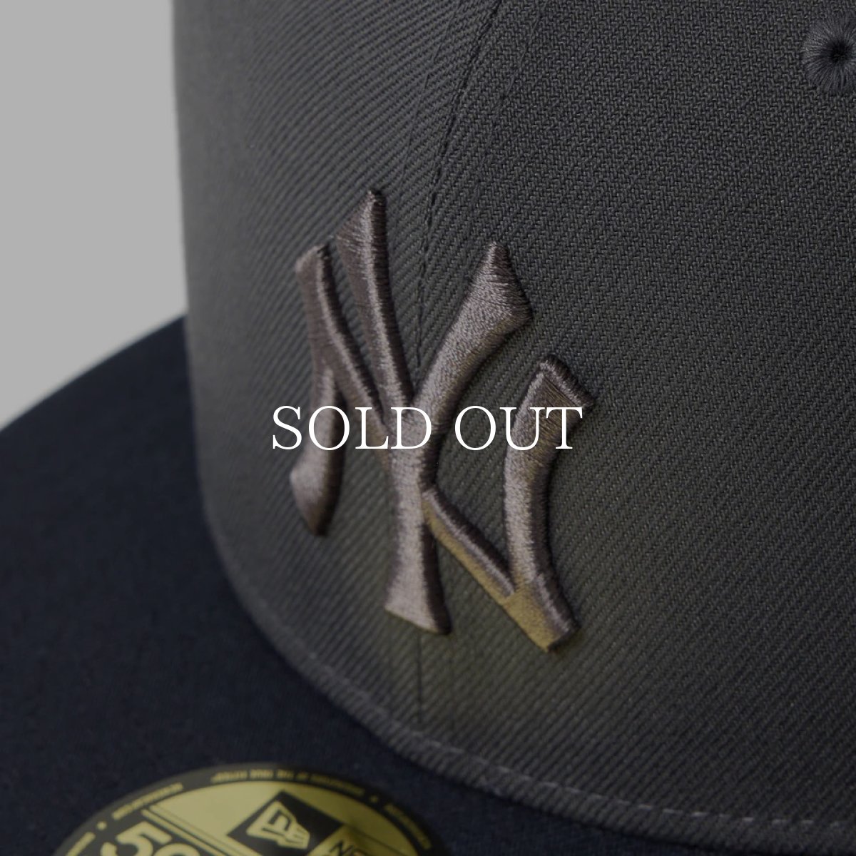 画像7: NEW ERA  59FIFTY Tonal Logo ニューヨーク・ヤンキース ダークグラファイト/ネイビー (7)