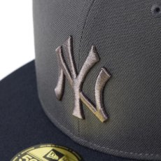 画像7: NEW ERA  59FIFTY Tonal Logo ニューヨーク・ヤンキース ダークグラファイト/ネイビー (7)