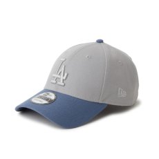 画像1: NEW ERA   9FORTY Tonal Logo ロサンゼルス・ドジャース グレー/スレート (1)