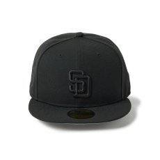 画像2: NEW ERA  59FIFTY Tonal Logo サンディエゴ・パドレス ブラック (2)