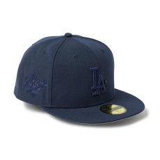 画像4: NEW ERA  59FIFTY Tonal Logo ロサンゼルス・ドジャース ナイトシフトネイビー (4)