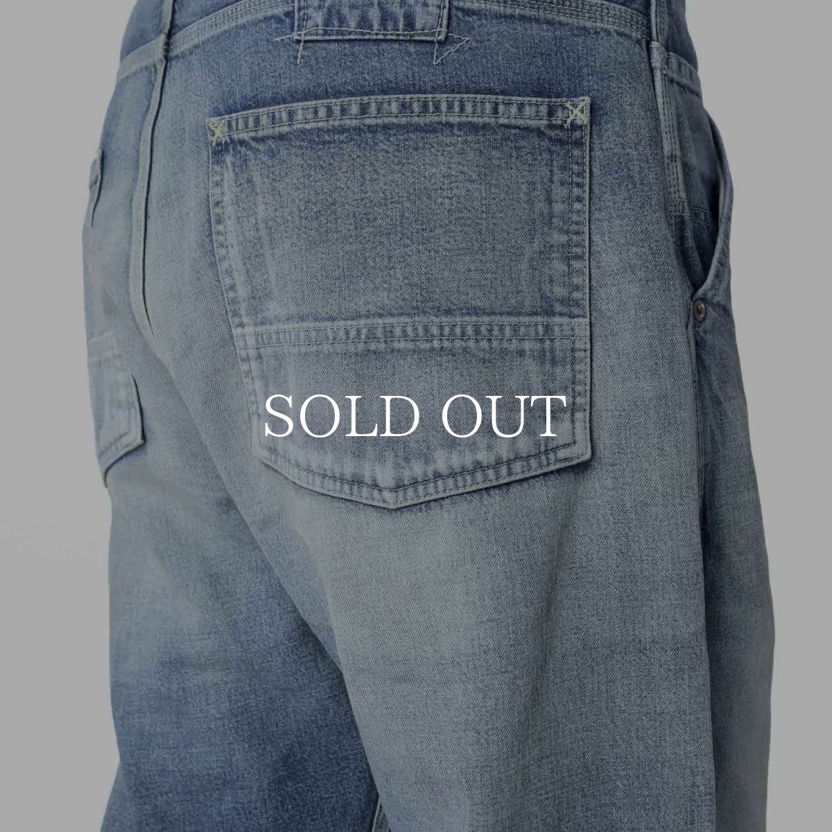 画像5: MADNESS  AGING DENIM PAINTER PANTS . M2 REGULAR (5)