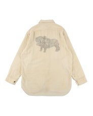 画像2: BOW WOW  THE BOW WOW JOURNAL GAUZE SHIRT AGED (2)