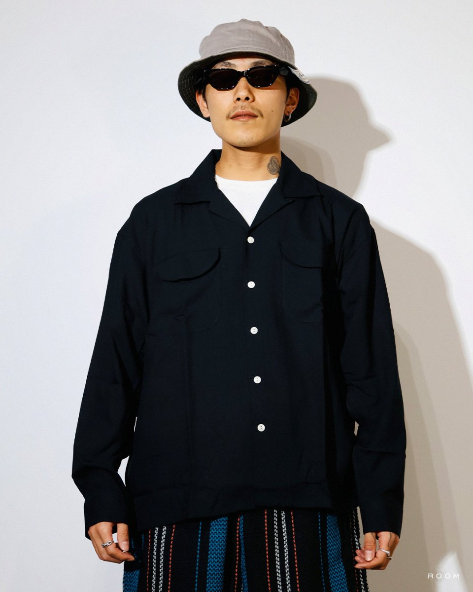 画像3: RADIALL  ROADSIDE - OPEN COLLARED SHIRT L/S (3)