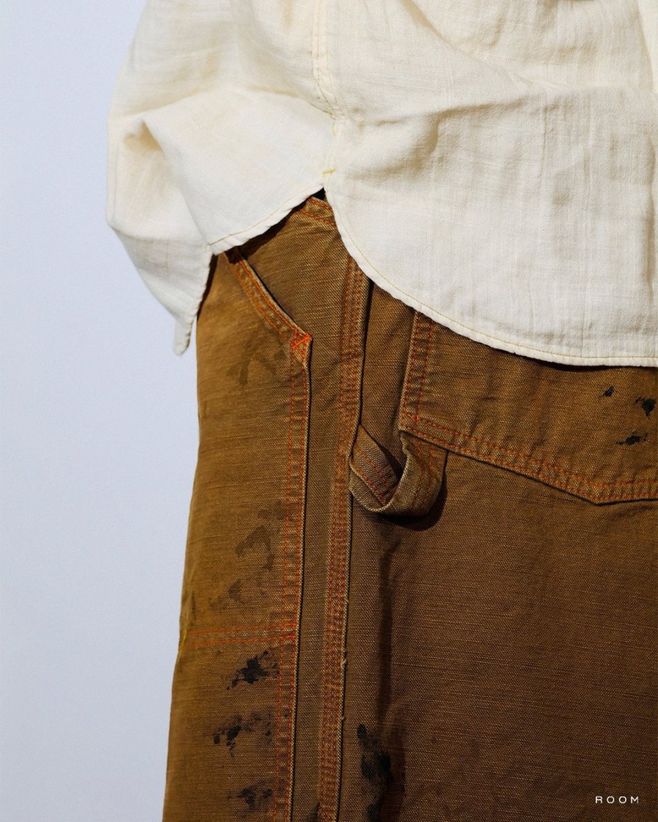 画像6: BOW WOW  BROWN DUCK DOUBLE KNEE PANTS AGED (6)