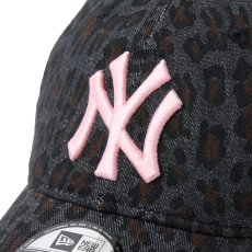 画像7: NEW ERA  9TWENTY Leopard ニューヨーク・ヤンキース ブラック ピンク (7)