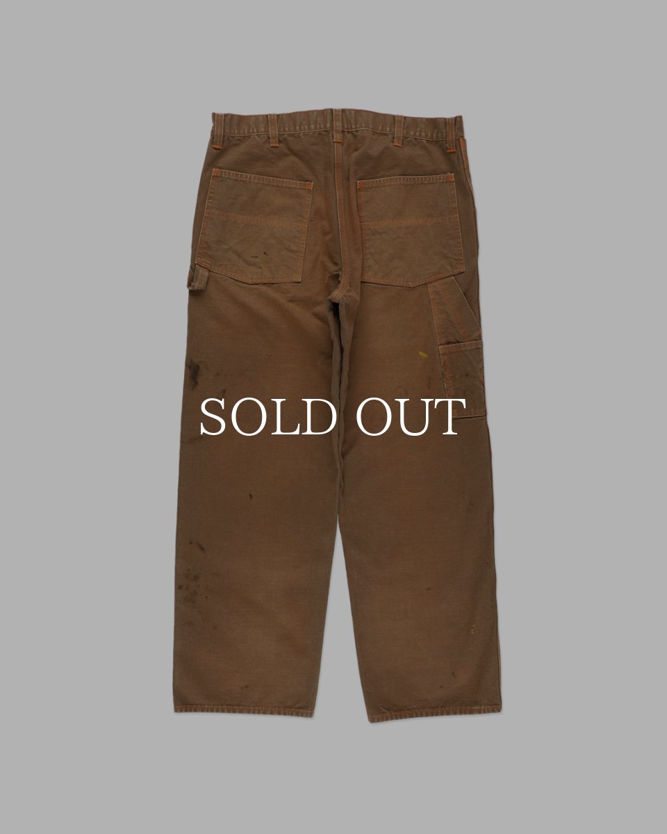 画像2: BOW WOW  BROWN DUCK DOUBLE KNEE PANTS AGED (2)