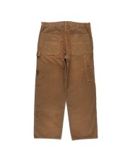 画像2: BOW WOW  BROWN DUCK DOUBLE KNEE PANTS AGED (2)