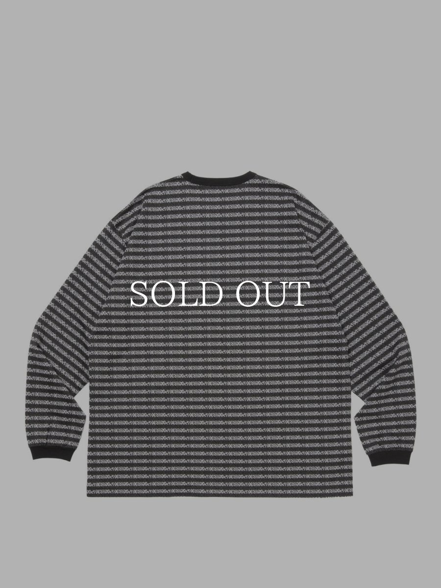 画像2: COOTIE PRODUCTIONS   Supima Jacquard Border L/S Tee (2)
