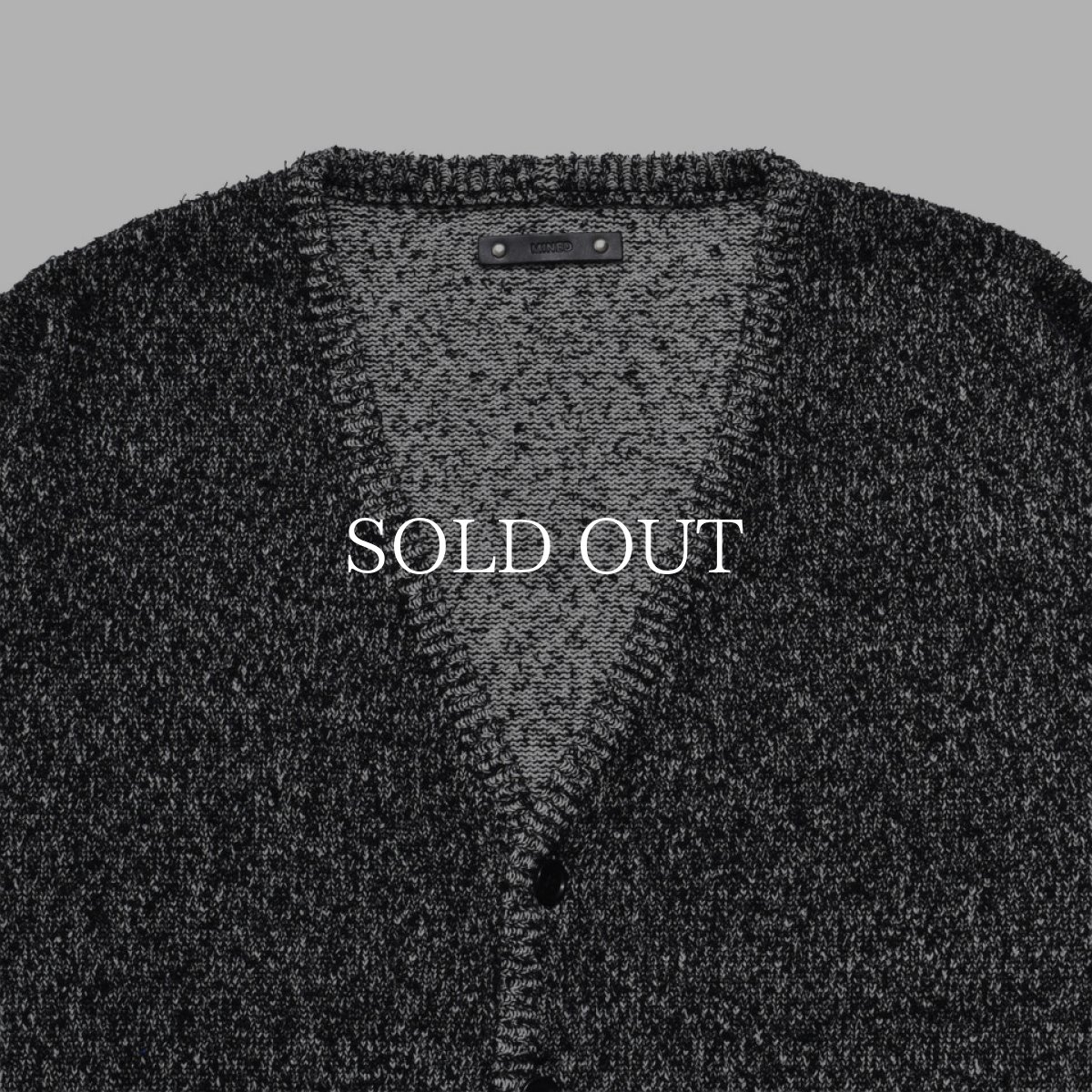 画像6: MINEDENIM  Grainy Cotton Knit Cardigan (6)
