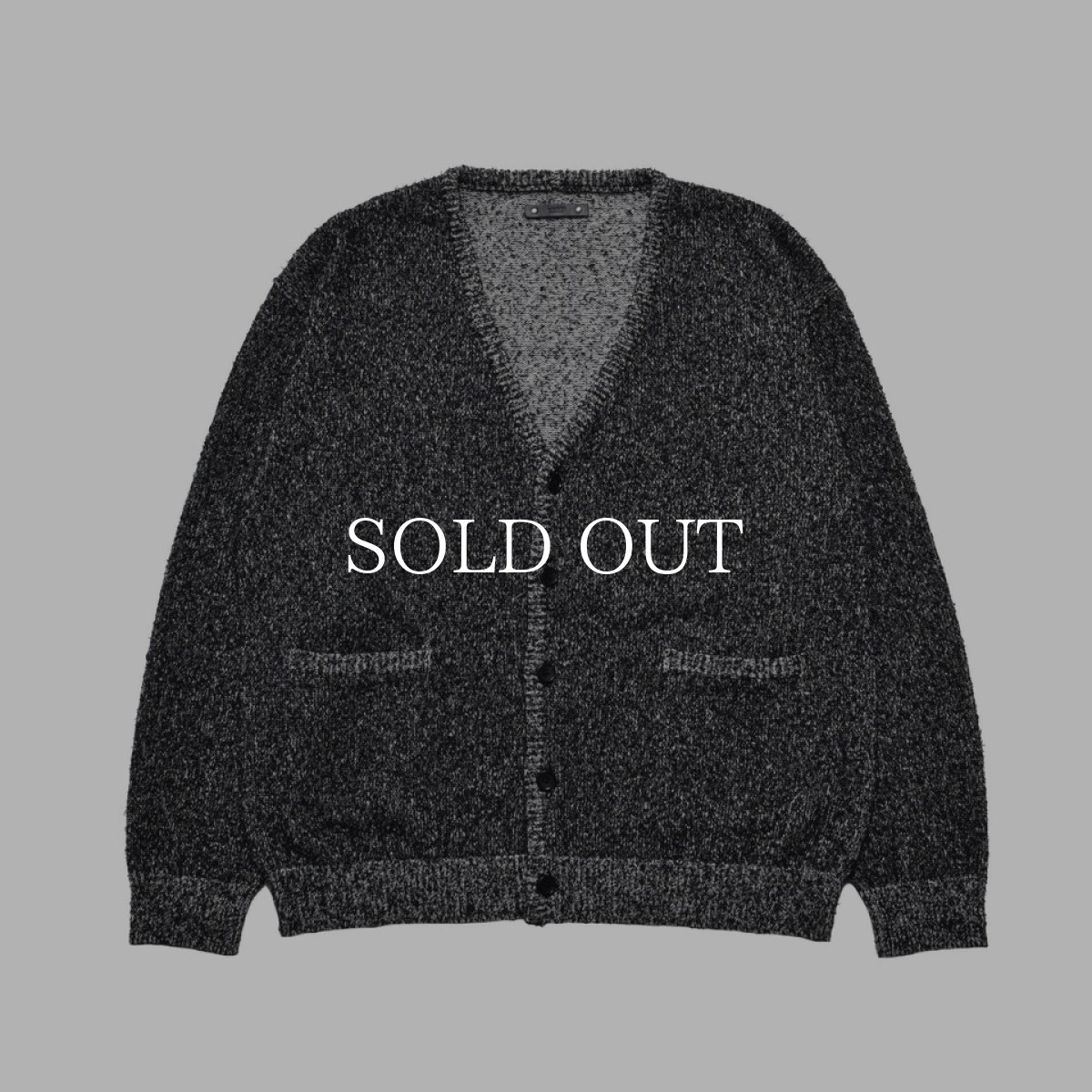 画像1: MINEDENIM  Grainy Cotton Knit Cardigan (1)