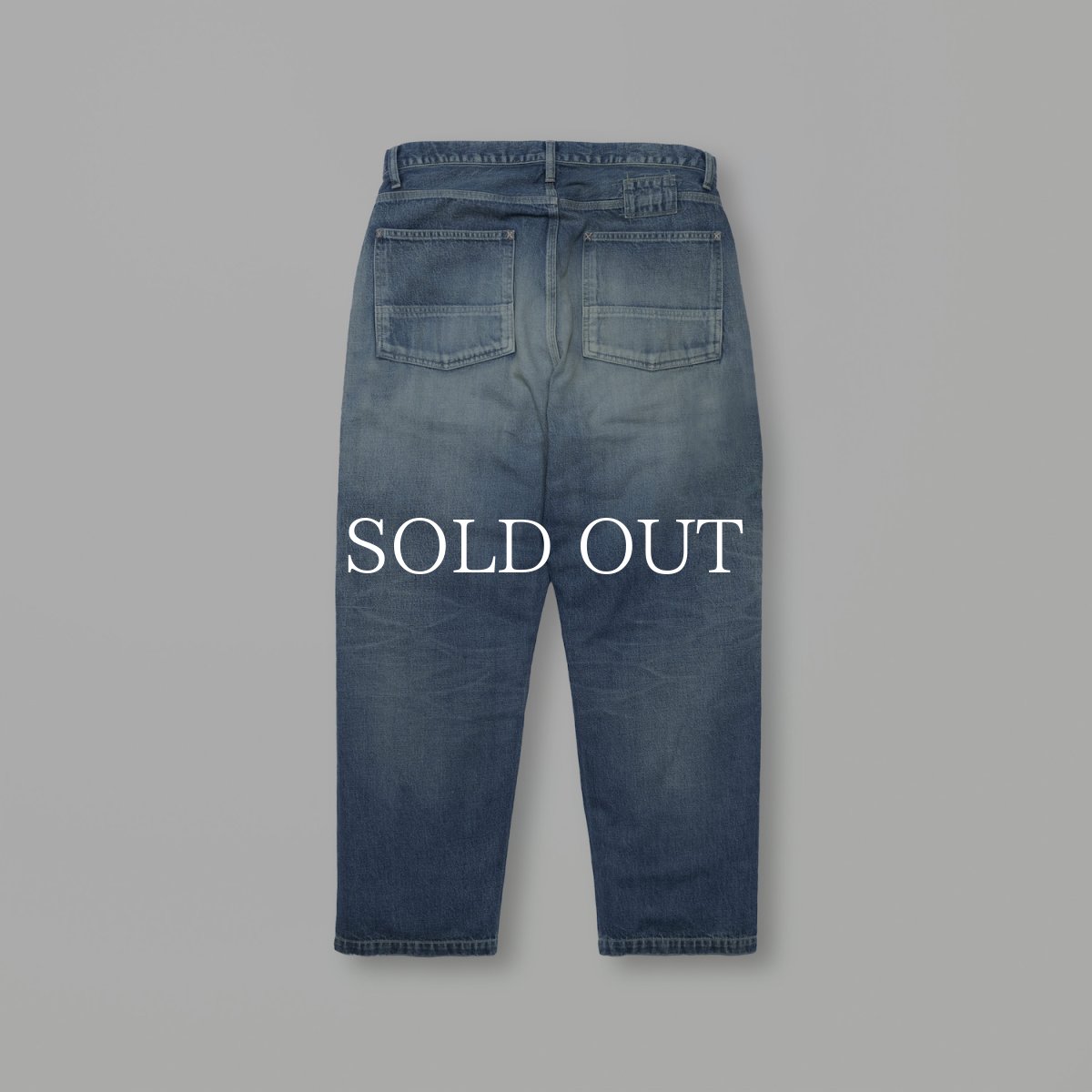 画像2: MADNESS  AGING DENIM PAINTER PANTS . M2 REGULAR (2)