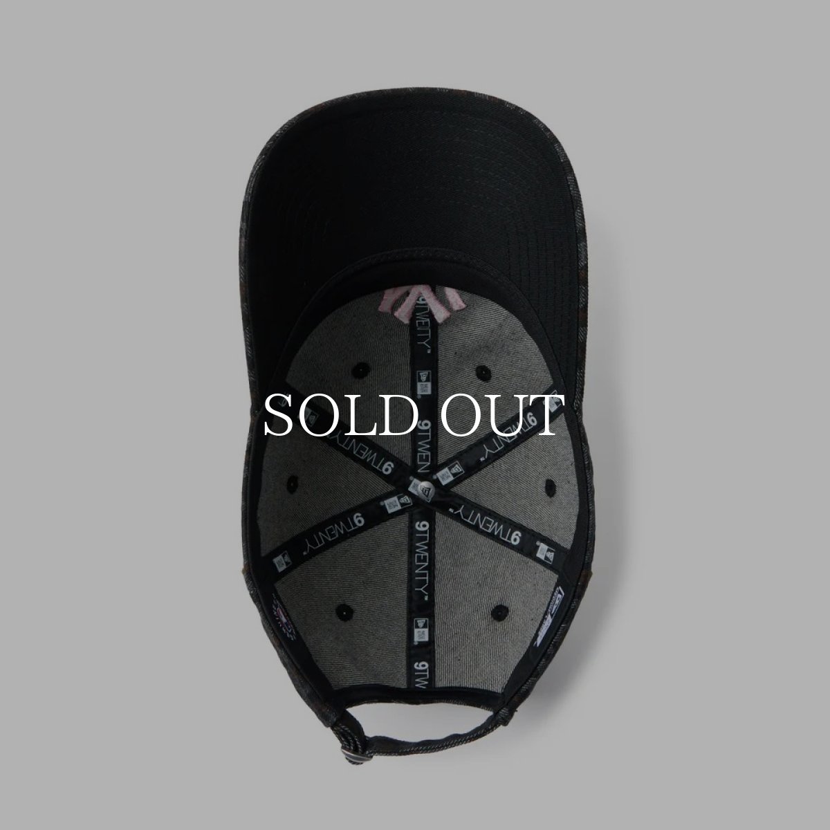 画像8: NEW ERA  9TWENTY Leopard ニューヨーク・ヤンキース ブラック ピンク (8)