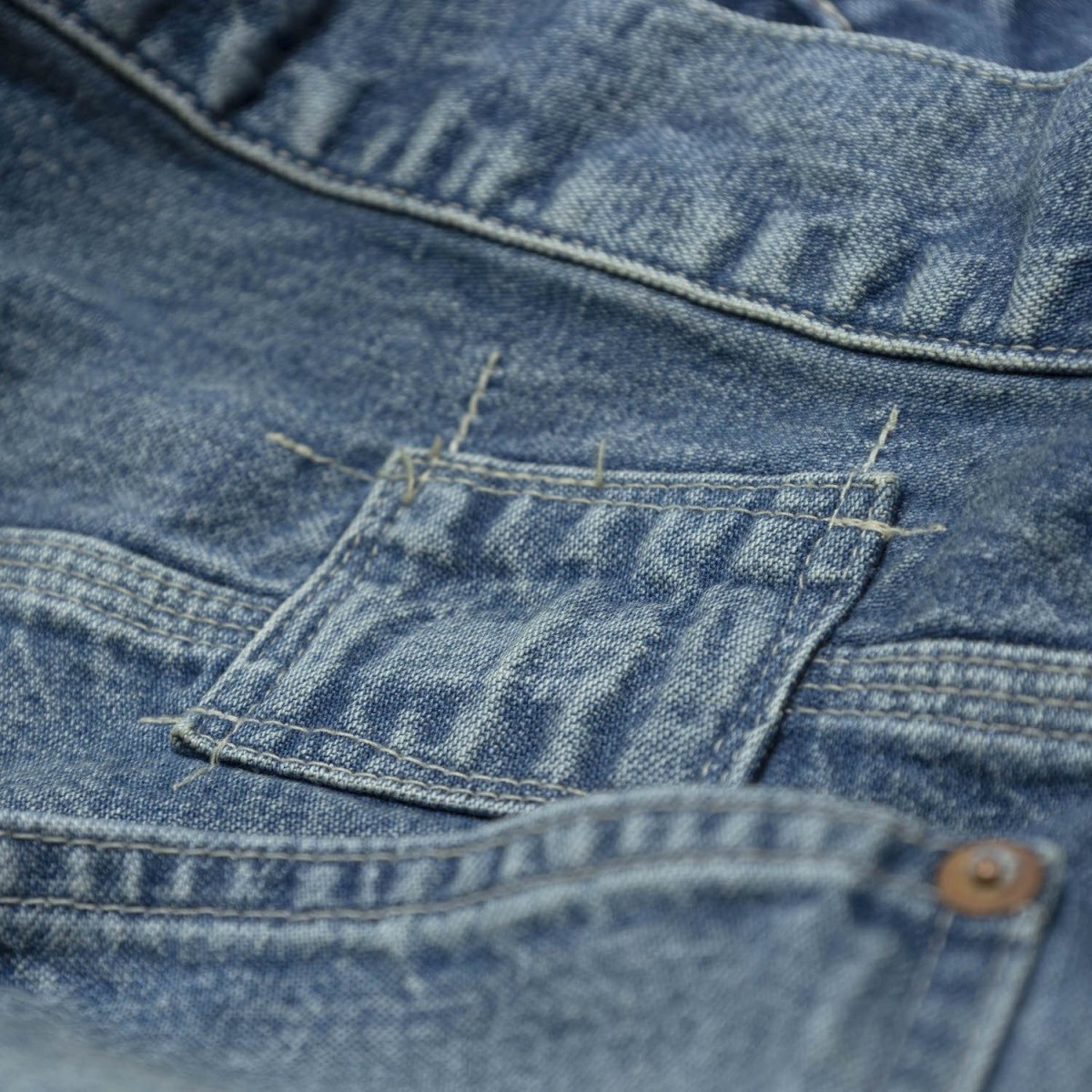 画像6: MADNESS  AGING DENIM PAINTER PANTS . M2 REGULAR (6)