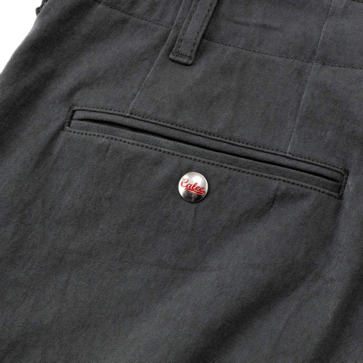 画像9: CALEE  SLUB SATIN WORK TROUSERS (9)