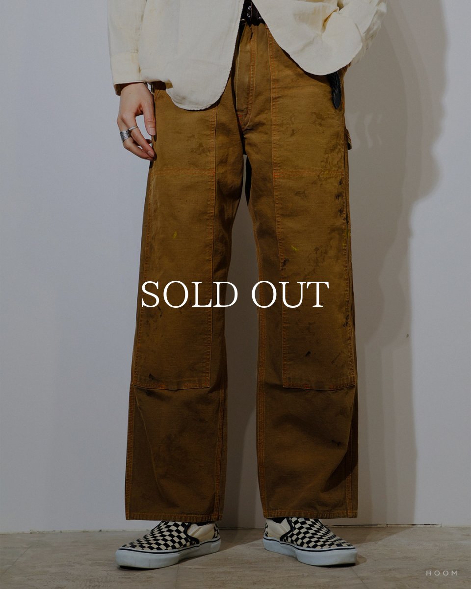 画像3: BOW WOW  BROWN DUCK DOUBLE KNEE PANTS AGED (3)