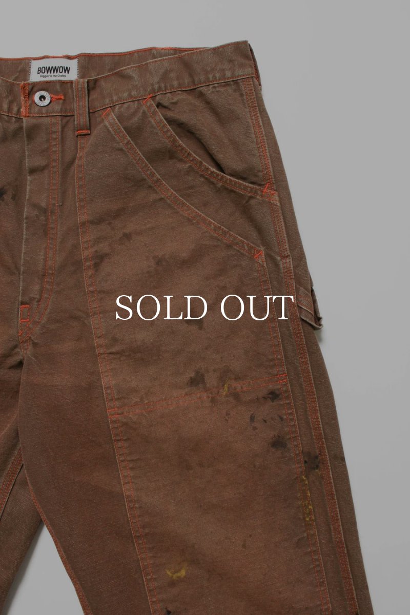 画像17: BOW WOW  BROWN DUCK DOUBLE KNEE PANTS AGED (17)