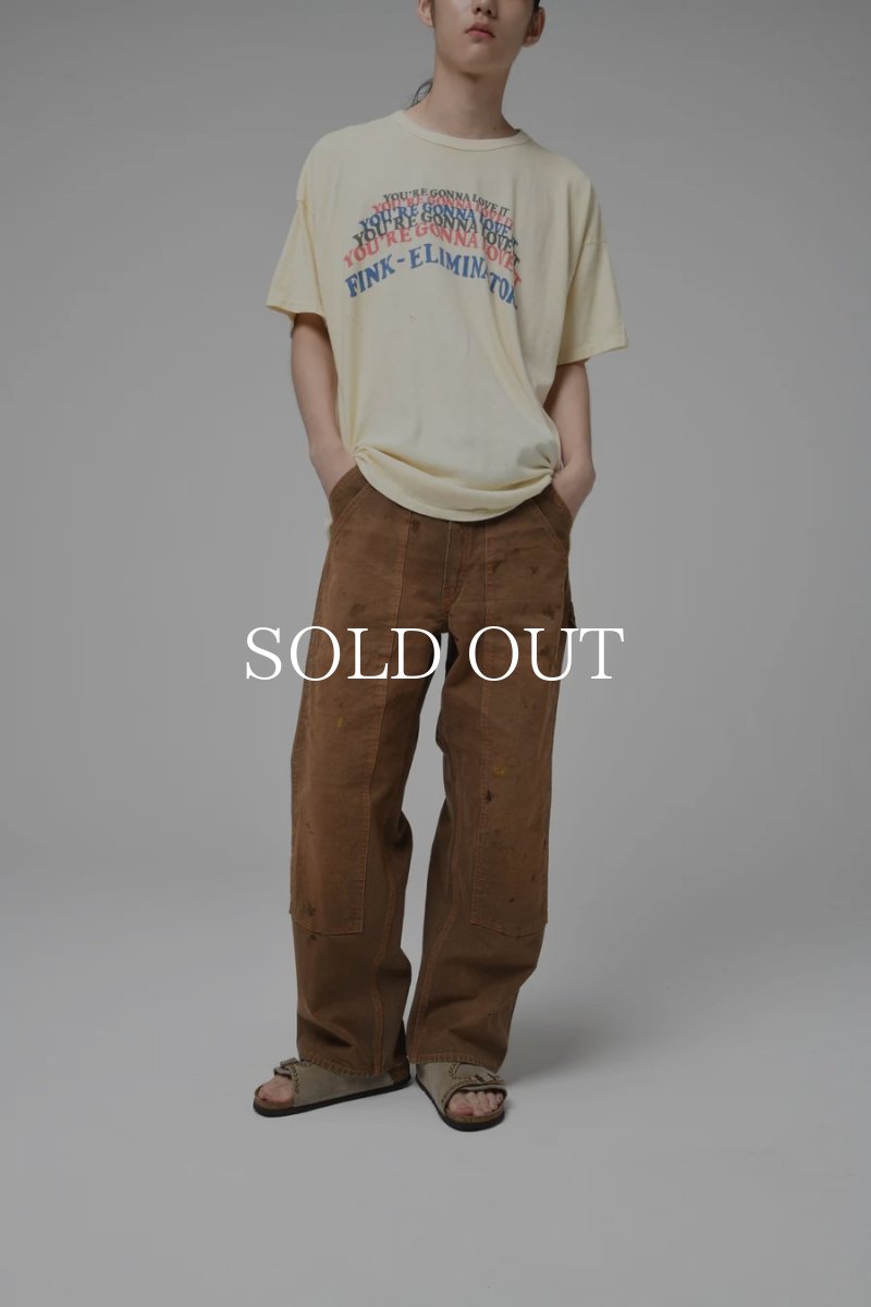 画像8: BOW WOW  BROWN DUCK DOUBLE KNEE PANTS AGED (8)
