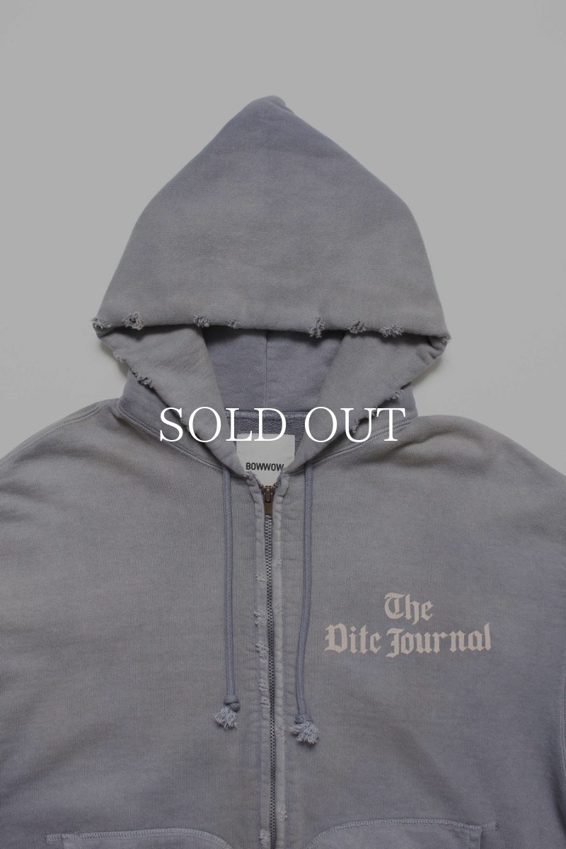 画像7: BOW WOW  THE DITC JOURNAL ZIP HOODIE AGED (7)