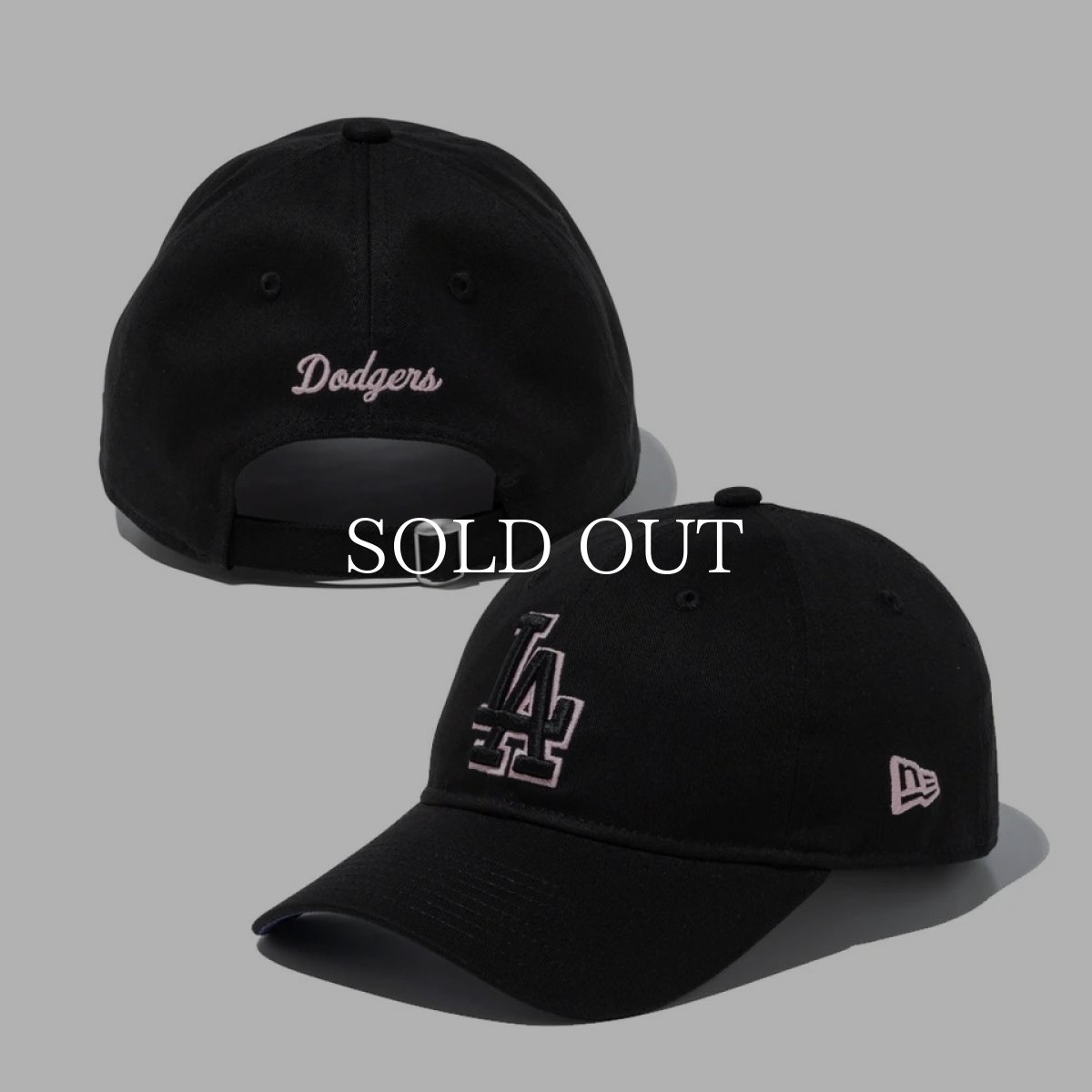 画像1: NEW ERA  9TWENTY Yozakura 夜桜 ロサンゼルス・ドジャース ブラック (1)