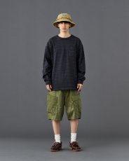 画像4: Liberaiders  PIGMENT DYED STRIPED L/S SHIRT (4)