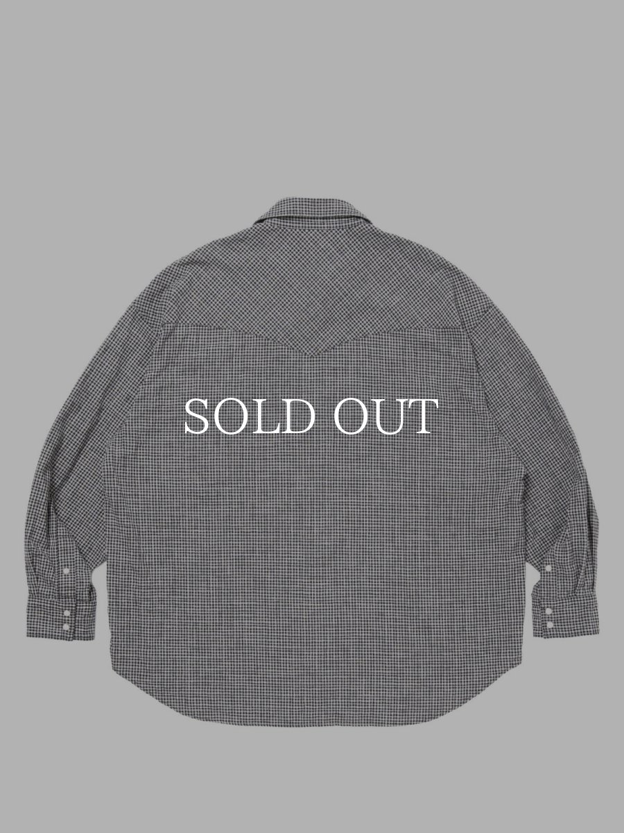 画像2: COOTIE PRODUCTIONS   Dobby Gingham Check L/S Western Shirt (2)