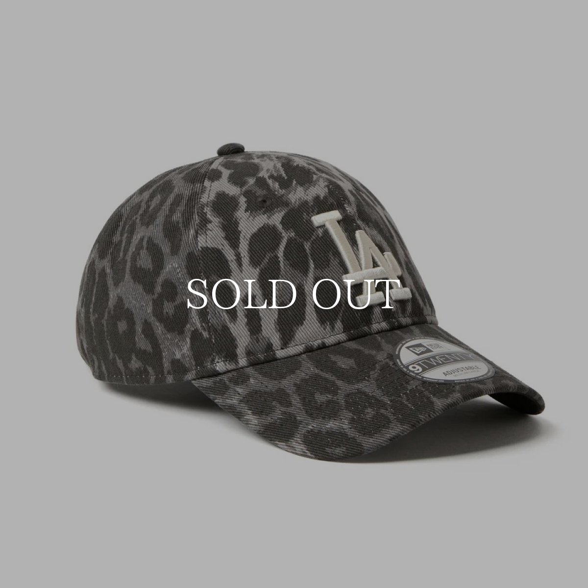 画像4: NEW ERA  9TWENTY Leopard ロサンゼルス・ドジャース ブラック　アイボリー (4)