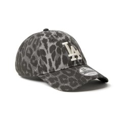 画像4: NEW ERA  9TWENTY Leopard ロサンゼルス・ドジャース ブラック　アイボリー (4)