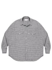 画像1: COOTIE   Dobby Gingham Check L/S Western Shirt (1)
