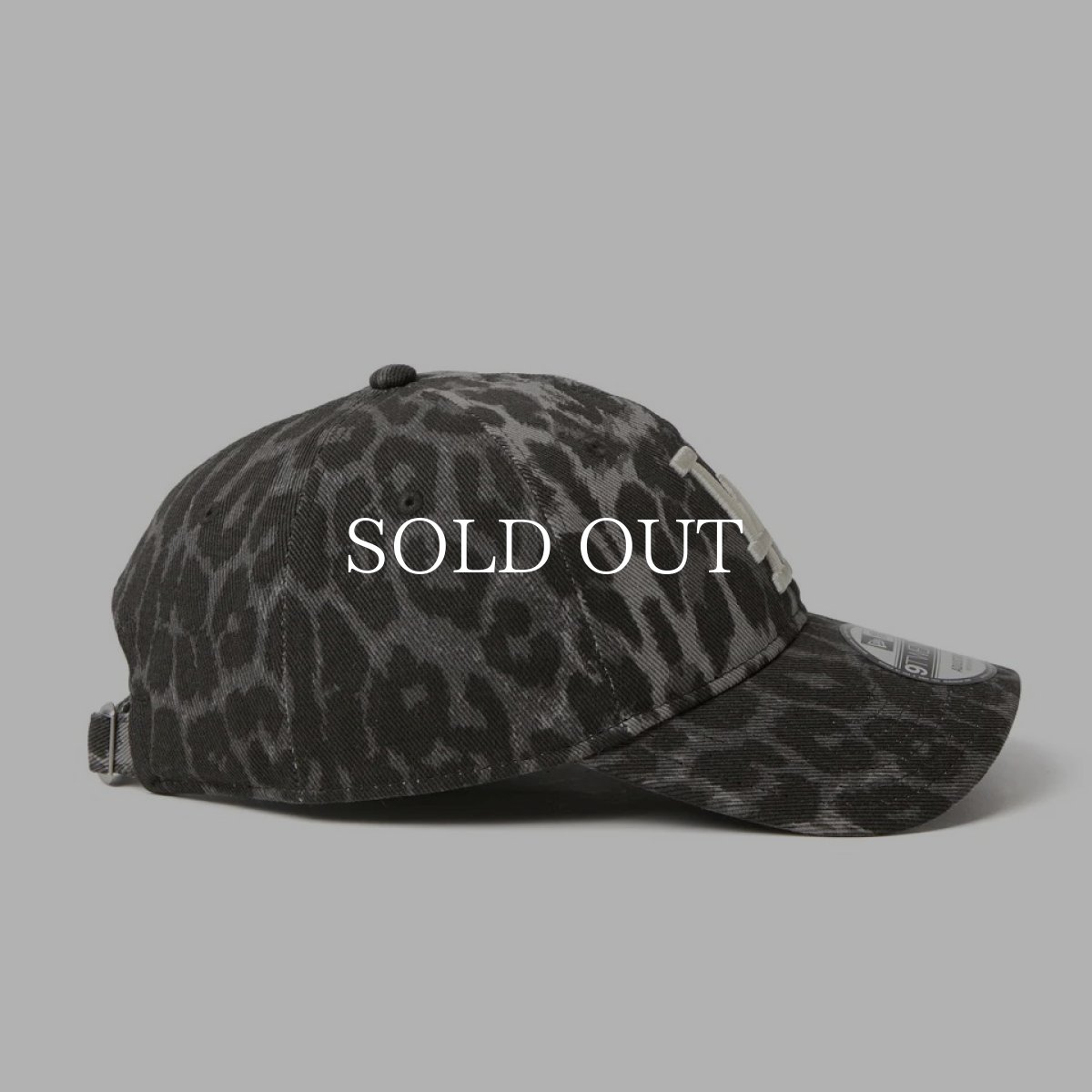 画像5: NEW ERA  9TWENTY Leopard ロサンゼルス・ドジャース ブラック　アイボリー (5)