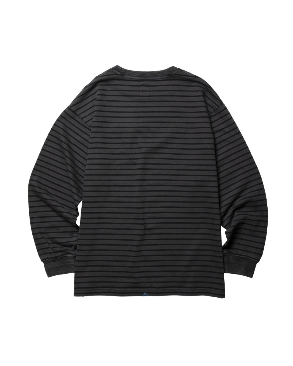画像2: Liberaiders  PIGMENT DYED STRIPED L/S SHIRT (2)