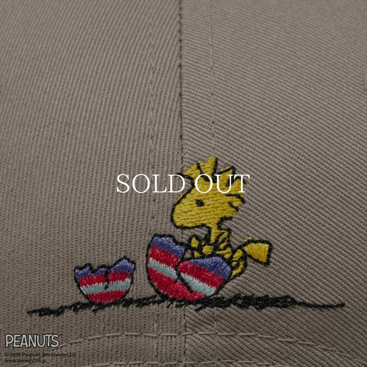 画像2: NEW ERA   9FORTY PEANUTS ピーナッツ EASTER スヌーピー ウッドストック アッシュブラウン (2)