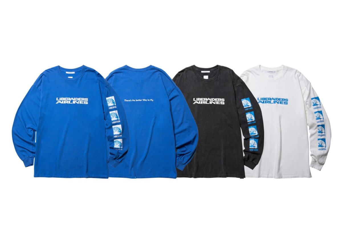 画像1: Liberaiders  AIRLINE L/S TEE (1)