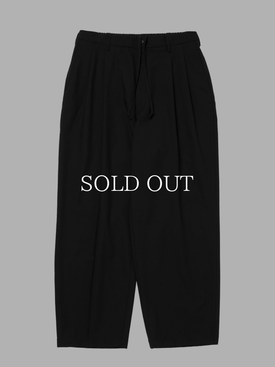 画像1: COOTIE PRODUCTIONS   T/W Twill 2 Tuck Wide Easy Trousers (1)