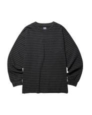 画像1: Liberaiders  PIGMENT DYED STRIPED L/S SHIRT (1)