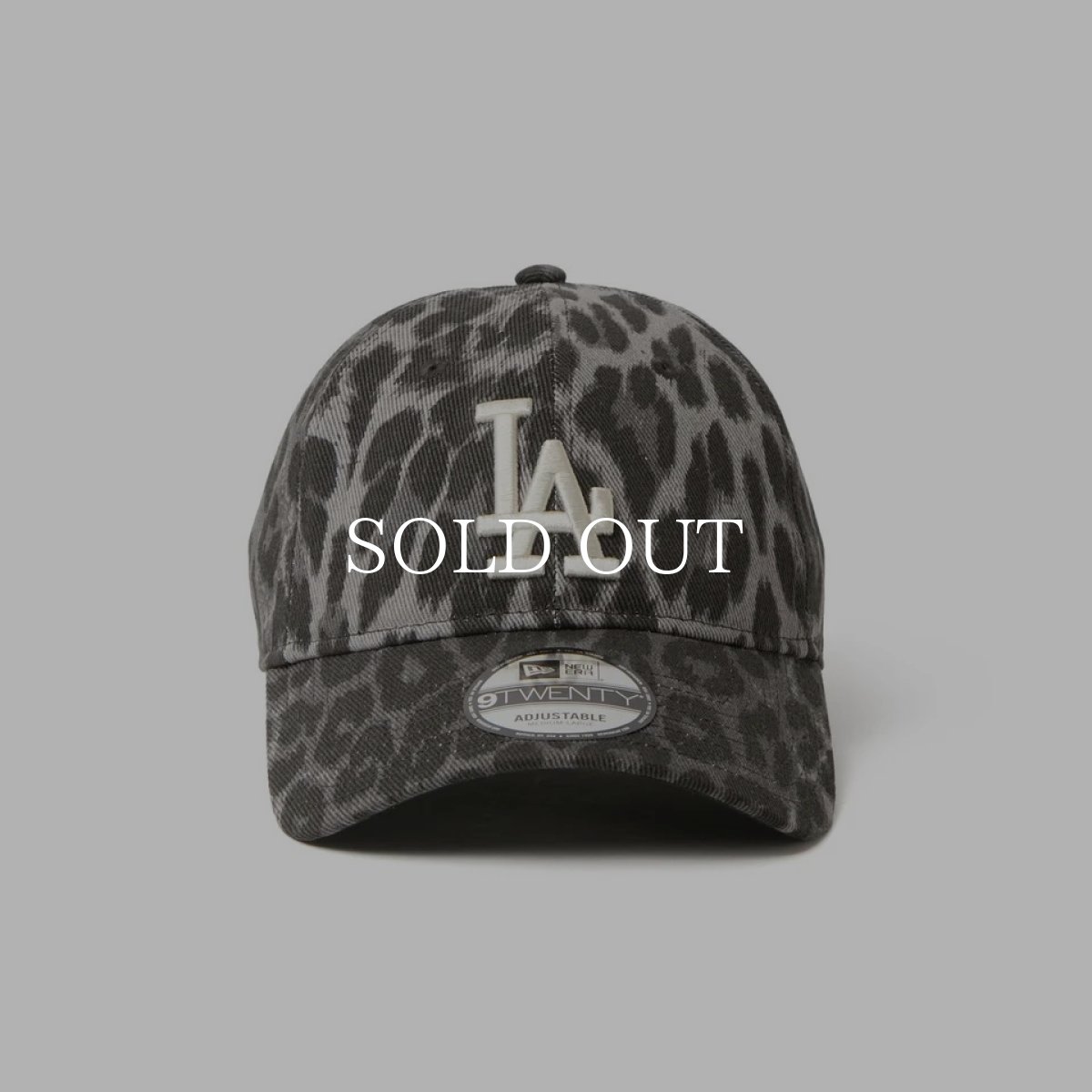 画像2: NEW ERA  9TWENTY Leopard ロサンゼルス・ドジャース ブラック　アイボリー (2)