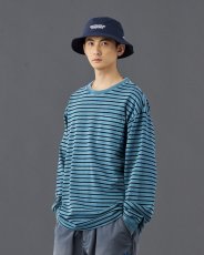 画像16: Liberaiders  PIGMENT DYED STRIPED L/S SHIRT (16)