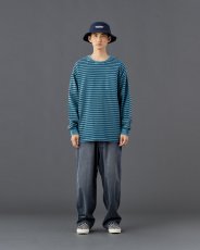 画像19: Liberaiders  PIGMENT DYED STRIPED L/S SHIRT (19)