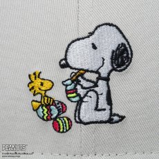 画像8: NEW ERA   9FORTY PEANUTS ピーナッツ EASTER スヌーピー ウッドストック アイボリー (8)