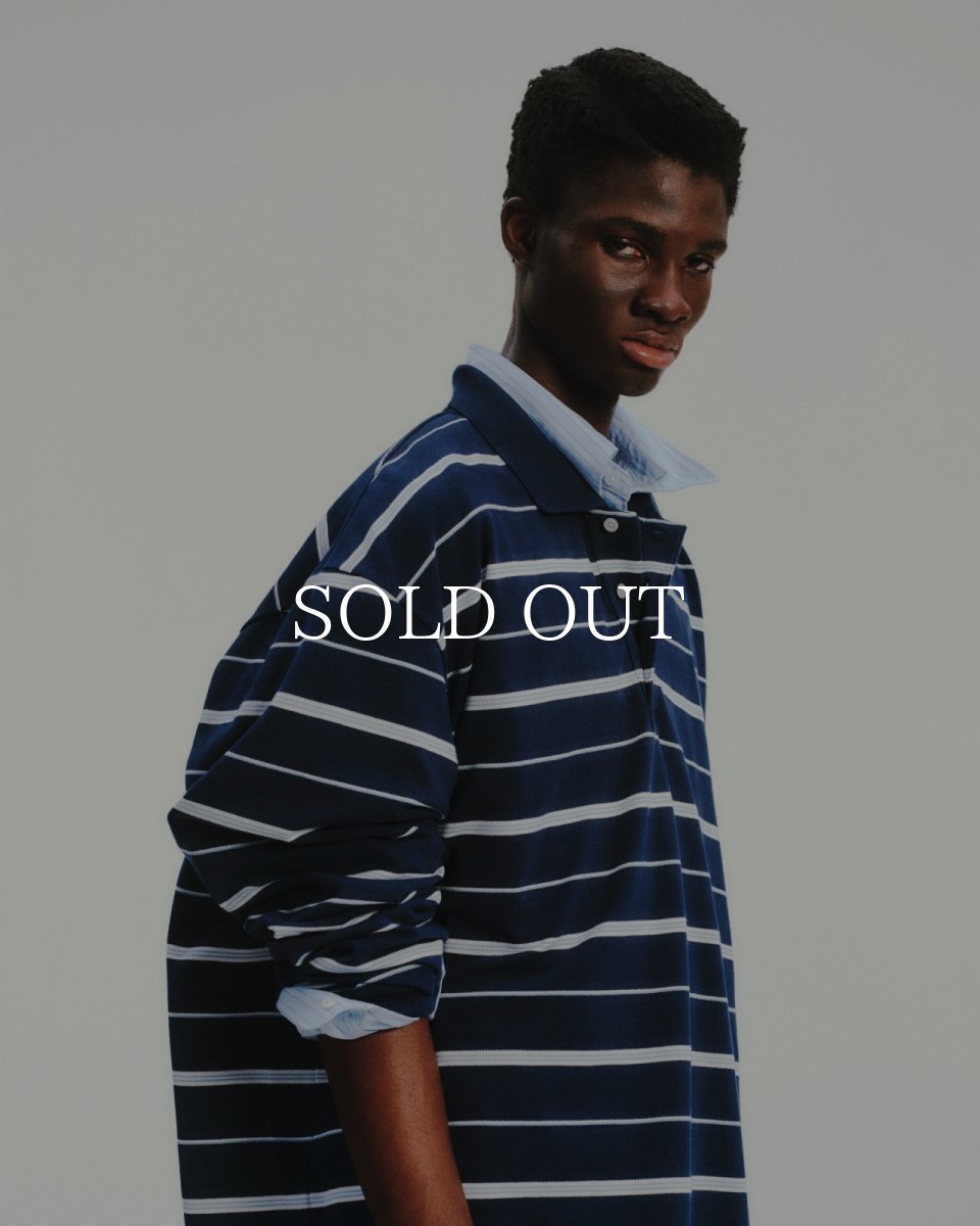画像7: COOTIE PRODUCTIONS   Moss Stitch Border L/S Polo (7)
