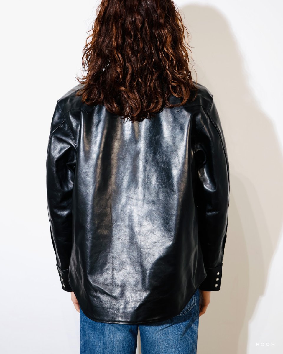 画像8: MASSES  HORSE LEATHER SHIRT VINTAGE W (8)