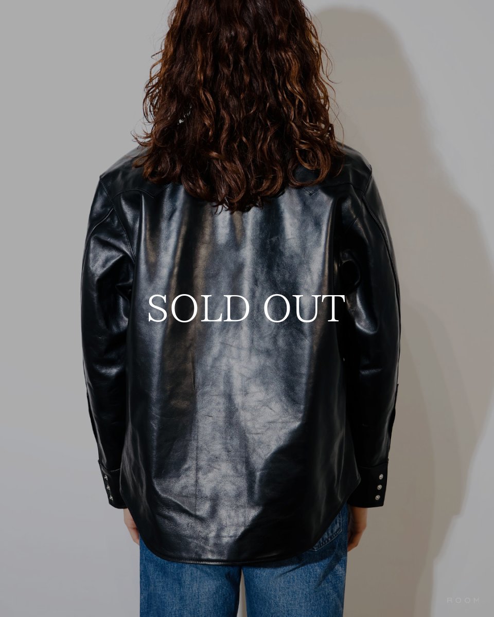 画像8: MASSES  HORSE LEATHER SHIRT VINTAGE W (8)