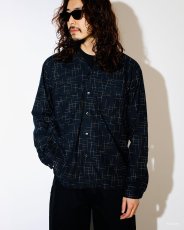 画像3: MINEDENIM  KSR Print Flannel Open Collar SH (3)