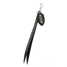 画像1: CALEE  STUDS LEATHER LONG KEY RING (1)