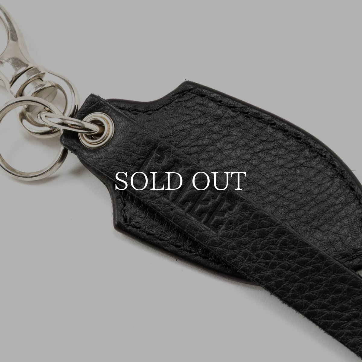 画像5: CALEE  STUDS LEATHER SHORT KEY RING (5)