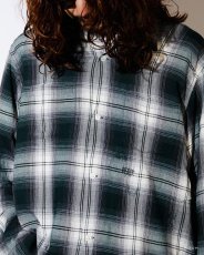 画像4: BOW WOW  REMADE RAYON PLAID SHIRT AGED (4)