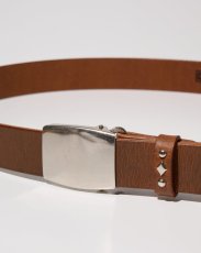 画像4: RADIALL  RHODES - LEATHER BELT / PLAIN (4)